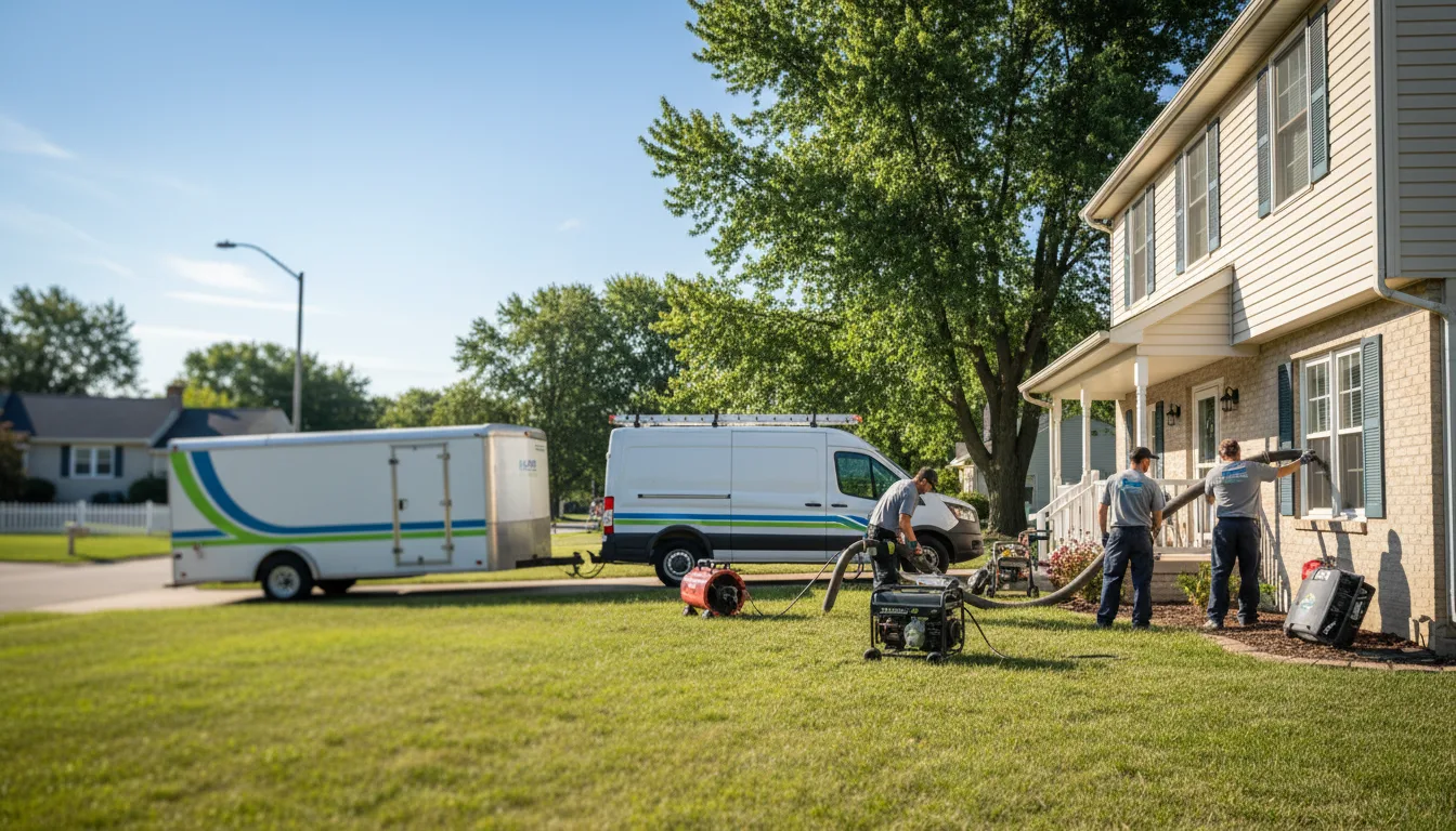 Flooded Basement Restoration And Cleanup With Repair in Okauchee, WI near me